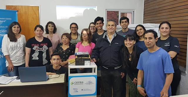 El Titular de CEPBA visitó alumnos del Curso de Atención al Cliente